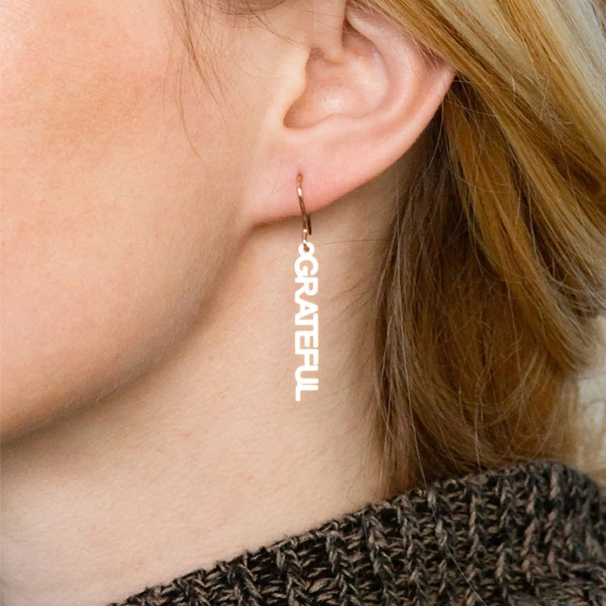 DIY Personalized Custom Stainless Steel Name Earrings - 7