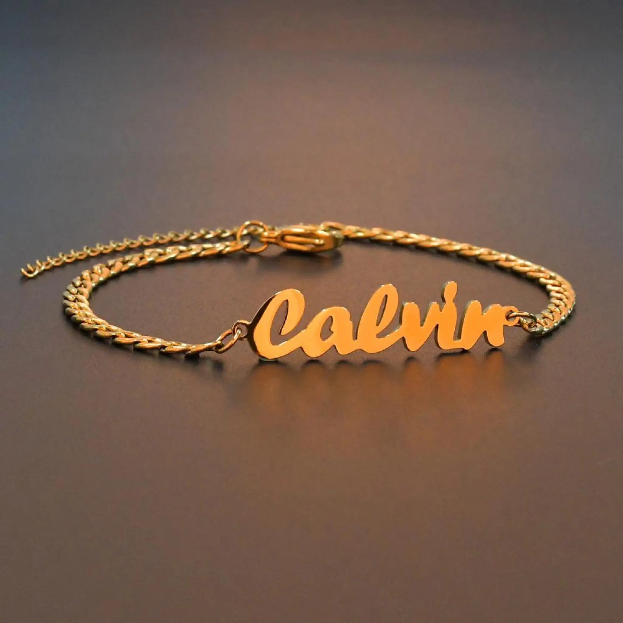 DIY Personalized Custom Stainless Steel Name Jewelry - Gold - 7