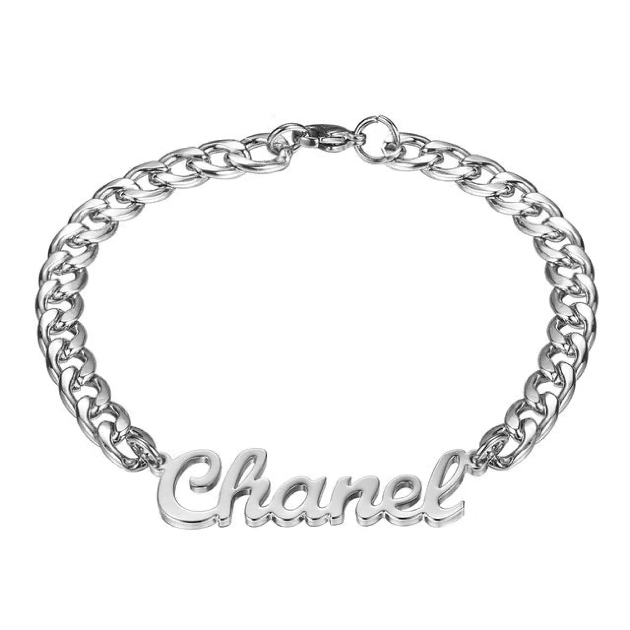 DIY Personalized Custom Stainless Steel Name Jewelry - Silver - 7