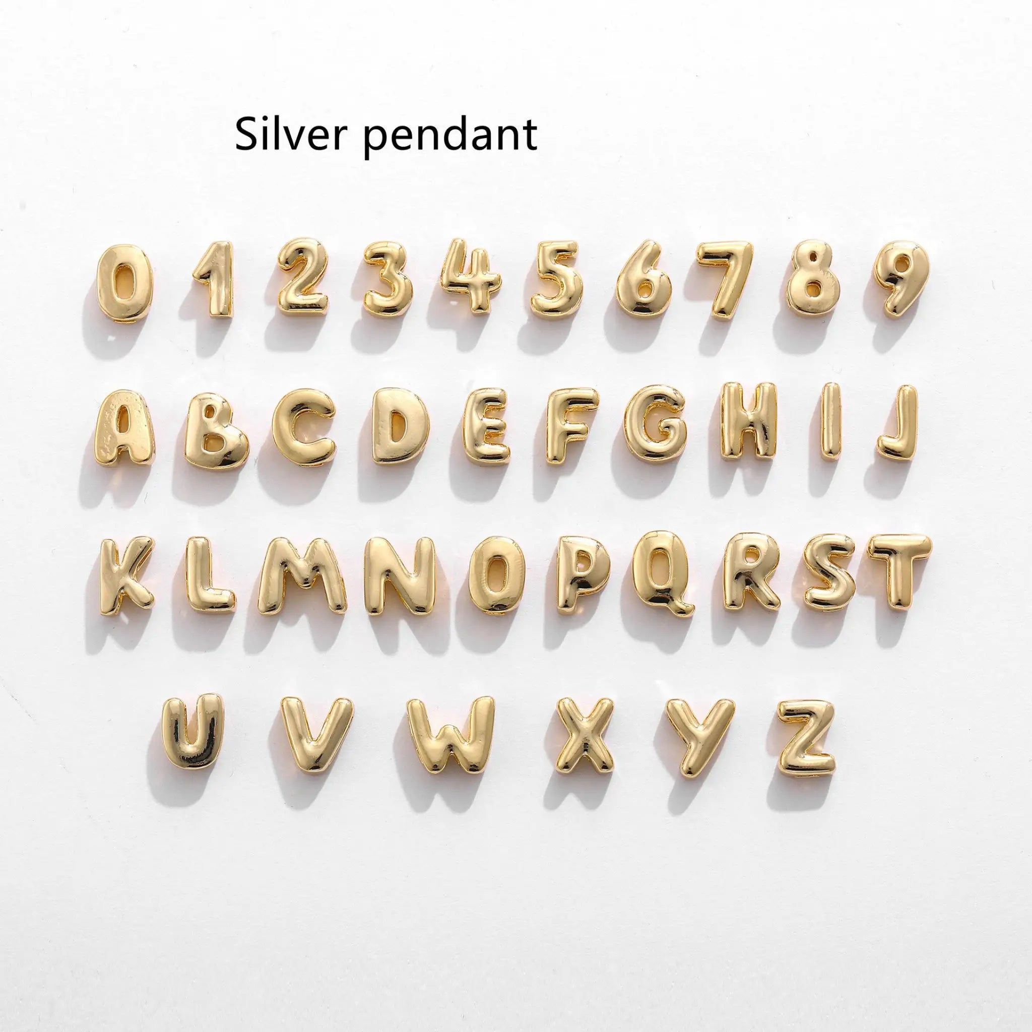 DIY Personalized Stainless Steel English Letter Necklace - 7
