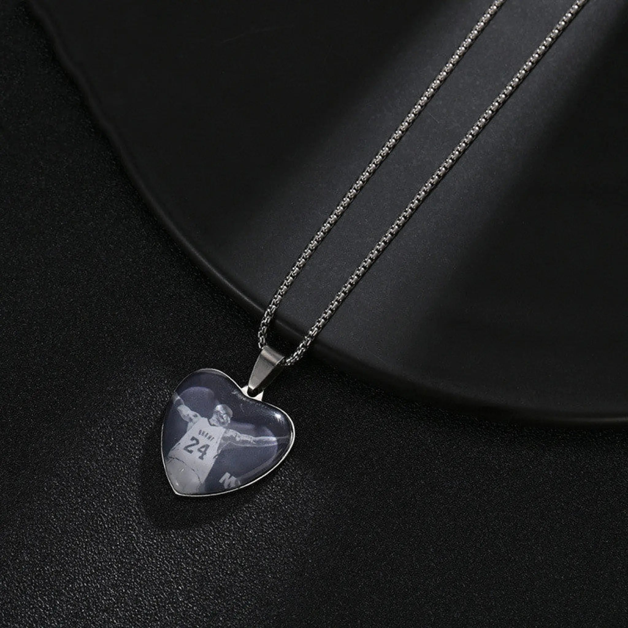 DIY Stainless Steel Love Photo Necklace - Steel color / S - 7