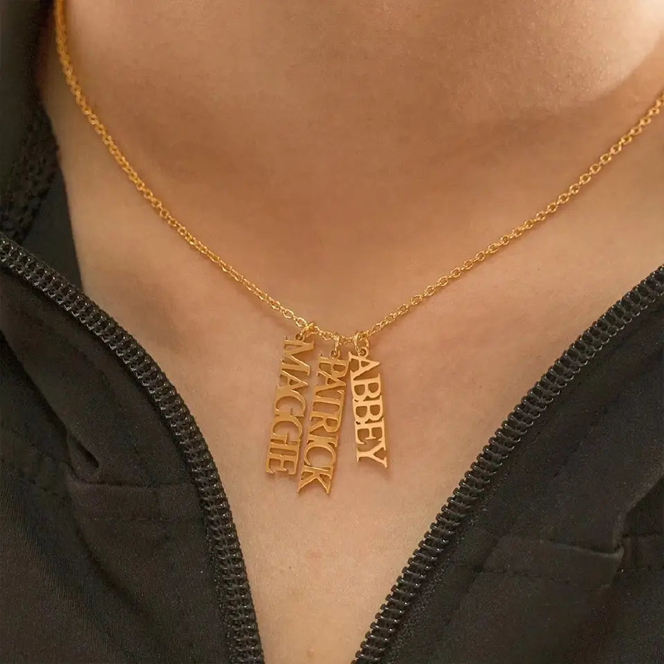 Personalized Stainless Steel English Name Jewelry Necklace