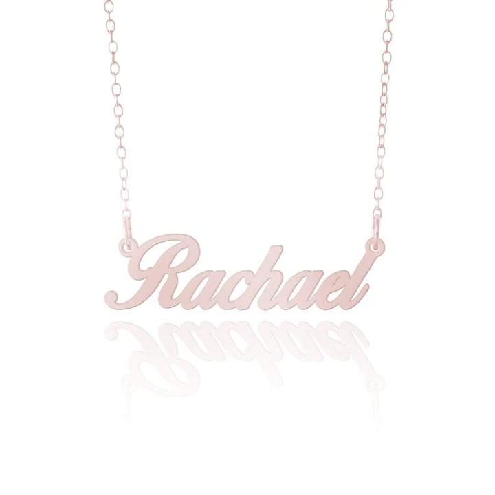 Personalized DIY Custom Name Necklace in Rose Gold Gold and Silver