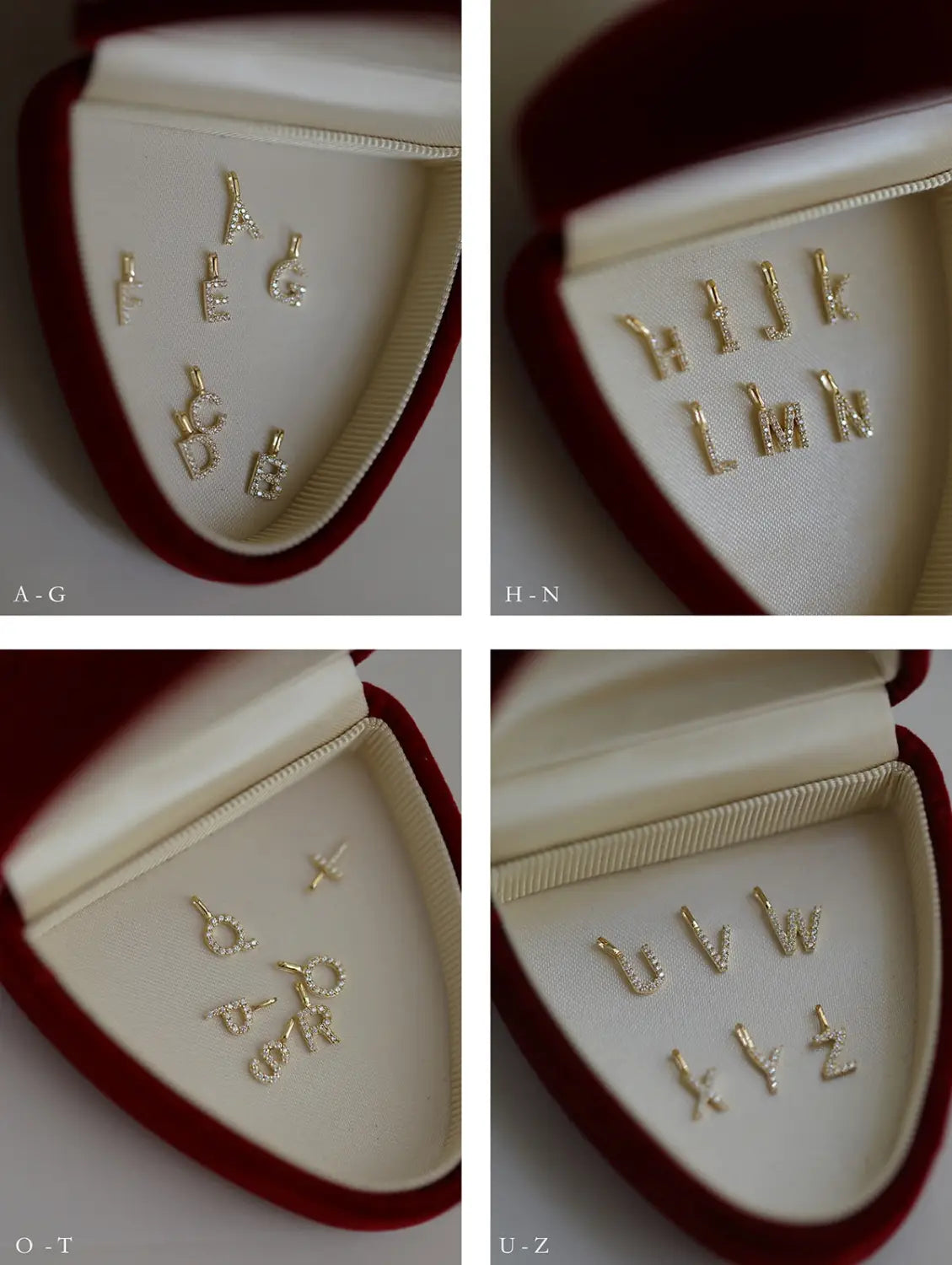 Niedliche Buchstabenkette mit einem Anhänger aus S925 Sterlingsilber für Paare