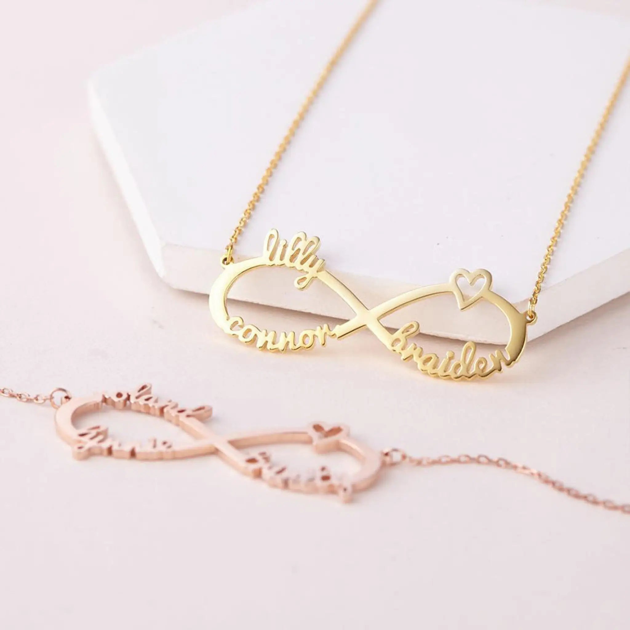 Engraved Name Necklace – 316L Stainless Steel Made for You - Necklace