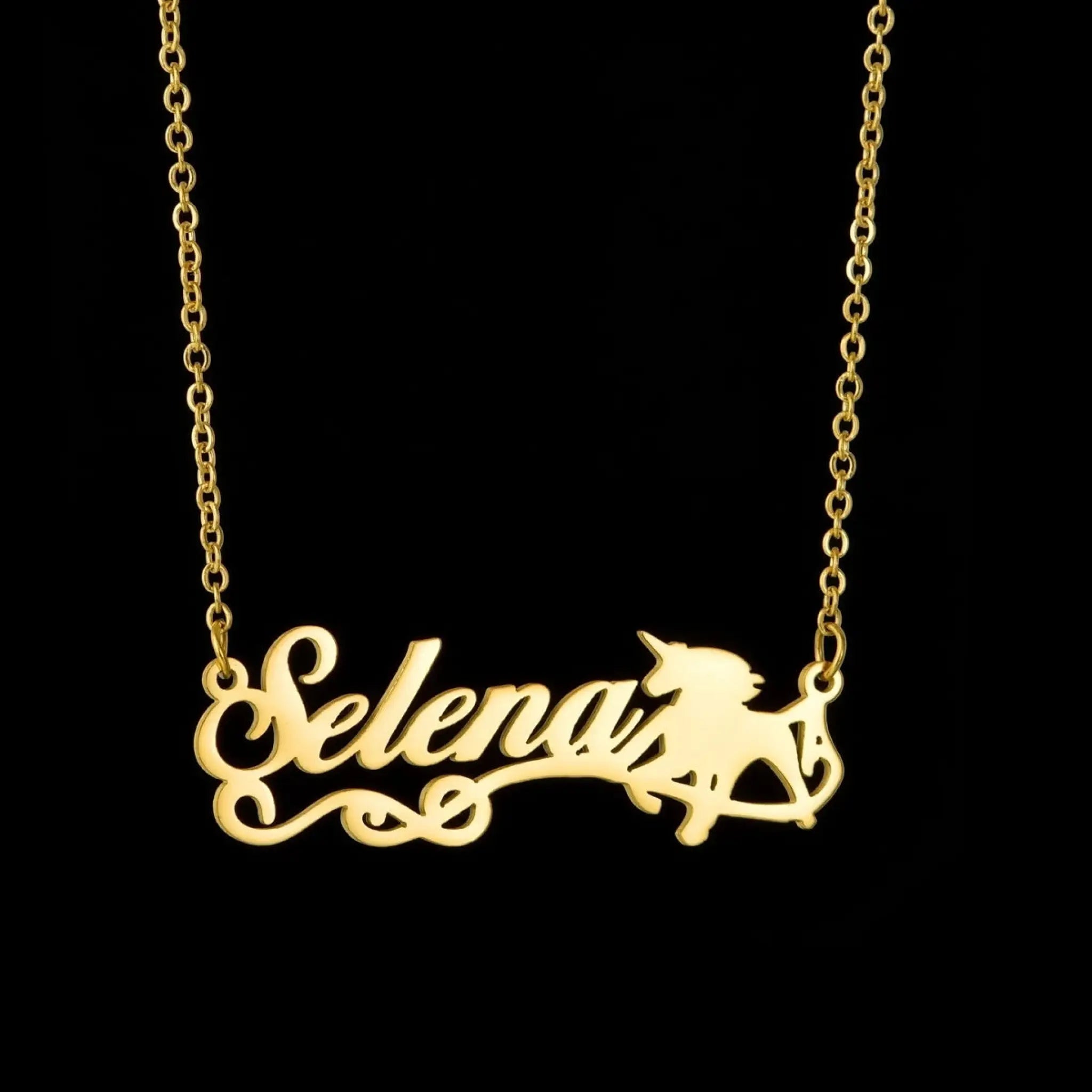 European And American Personalized Name Necklace - K - 7