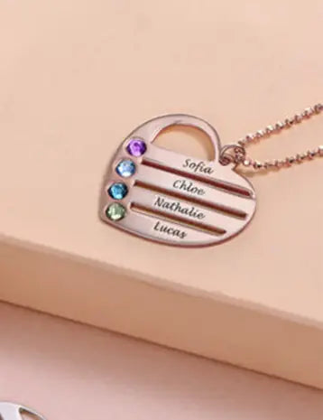 Custom Engraved Silver Name Pendant Necklace for Fashion Lovers