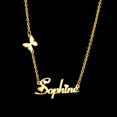 Fashion And Popular Personality DIY Stainless Steel Number And English Letter Name Pendant Custom Necklace For Women - 7
