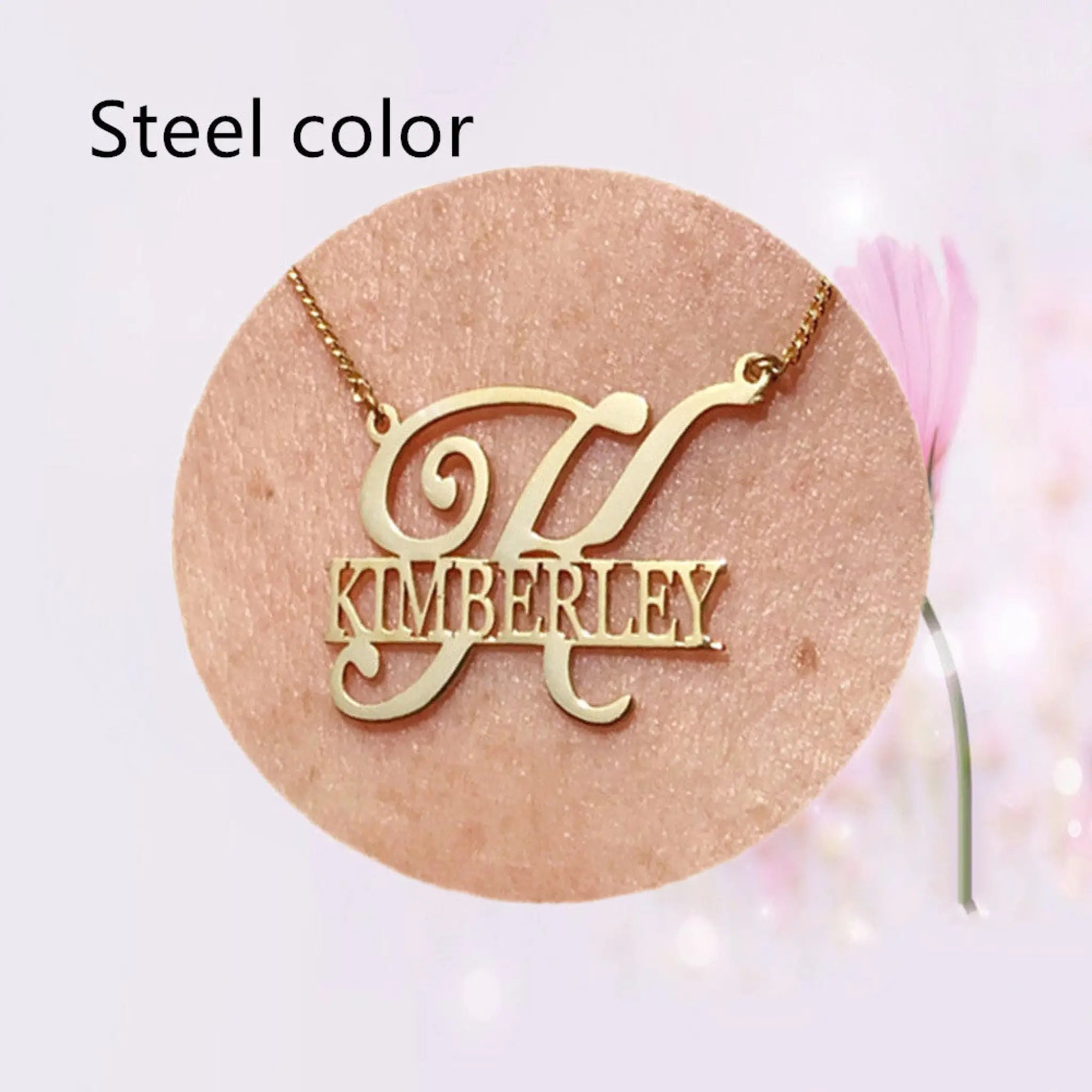Female Personalized Custom Fashion Clavicle Chain Bracelet With a Minimum Order - Steel color - 7