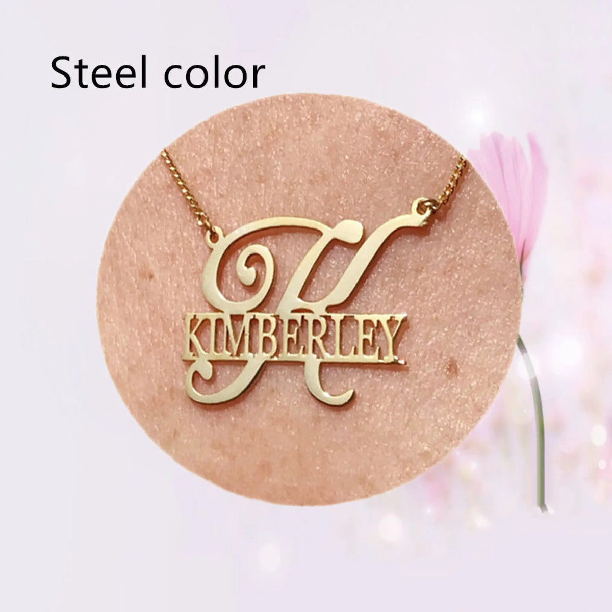 Female Personalized Custom Fashion Clavicle Chain Bracelet With a Minimum Order - Steel color - 7