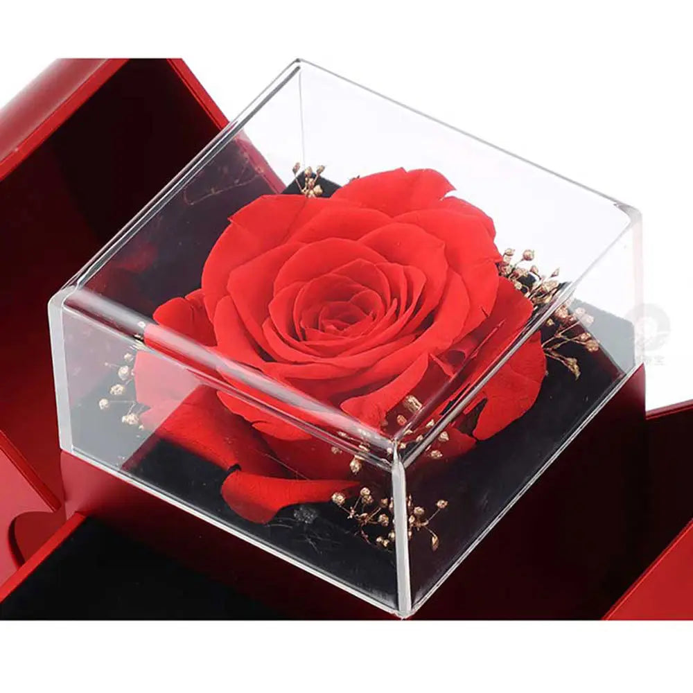 Ewige Rose Schmuckschatulle für sie, das perfekte Geschenk ewiger Liebe