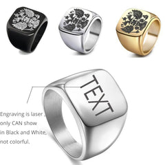 Customized Engrave Name Ring - 7