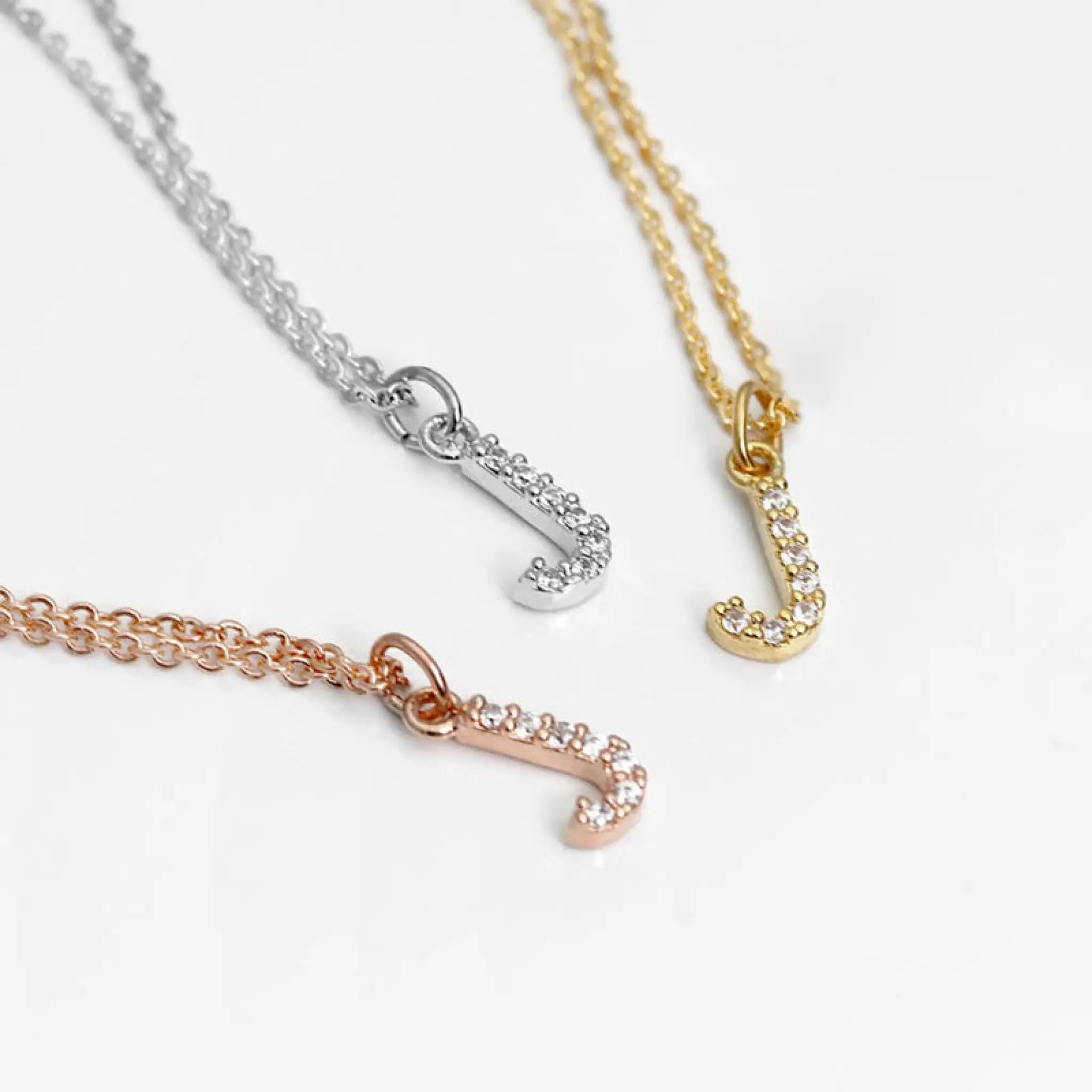 DIY Personalized Necklace With Zircon Letter Necklace - 7