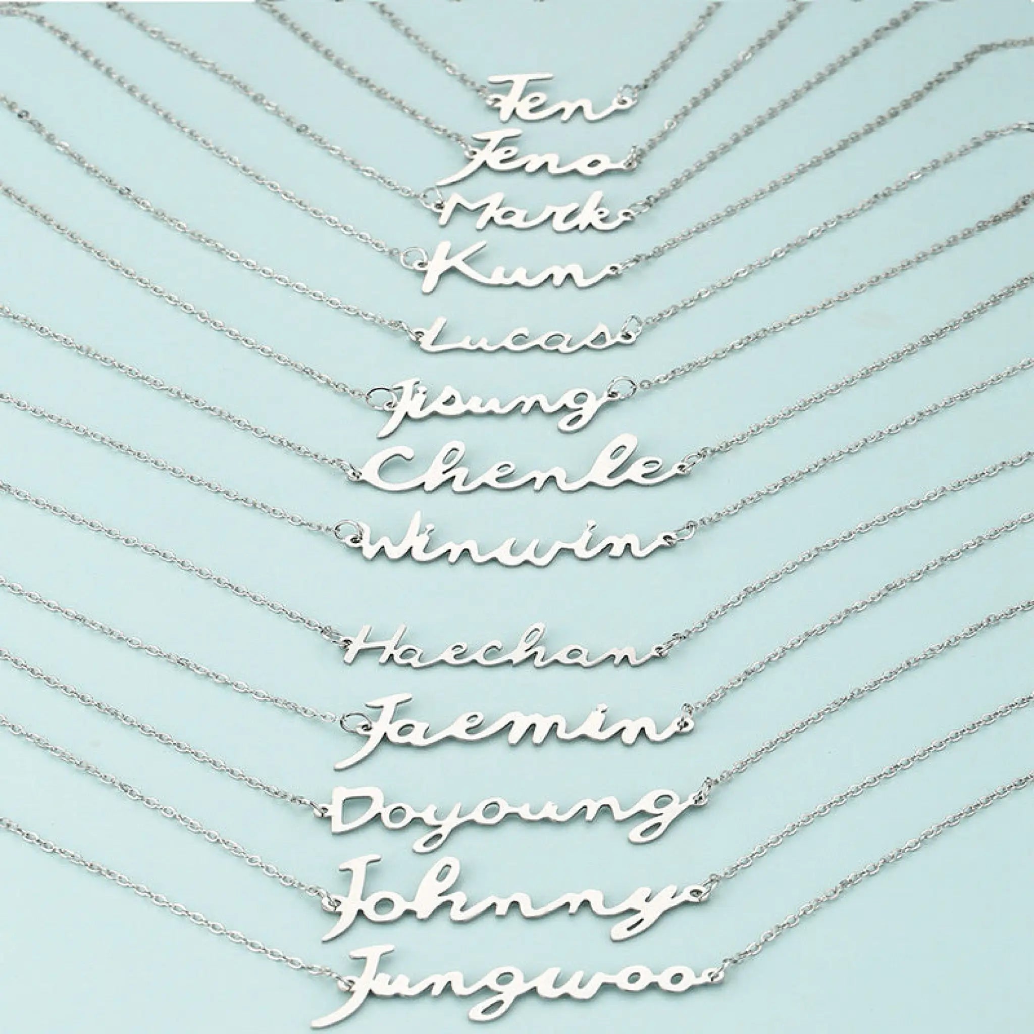 K-POP NCT Member Name Letter Necklace - 4