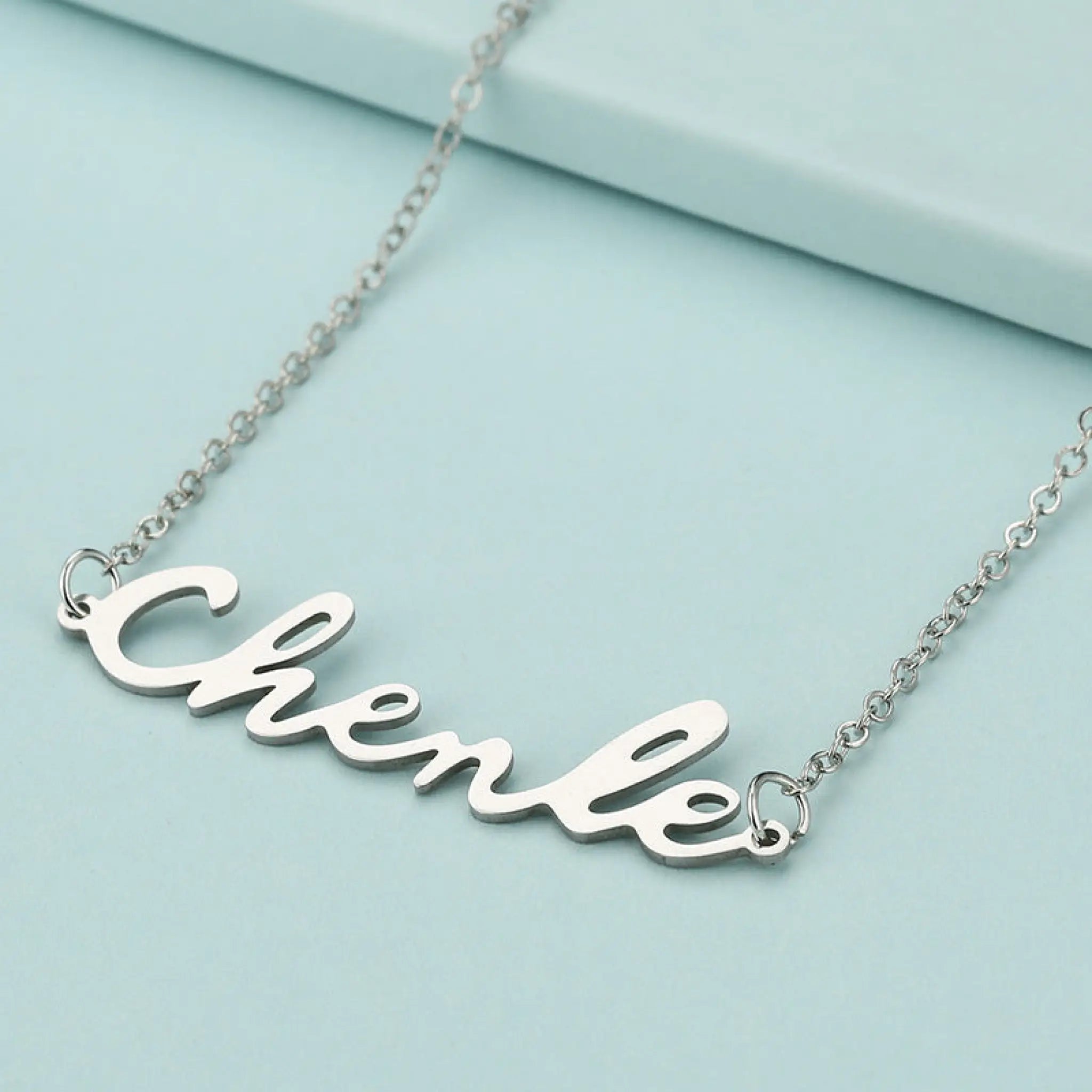 K-POP NCT Member Name Letter Necklace - Chenle - 4
