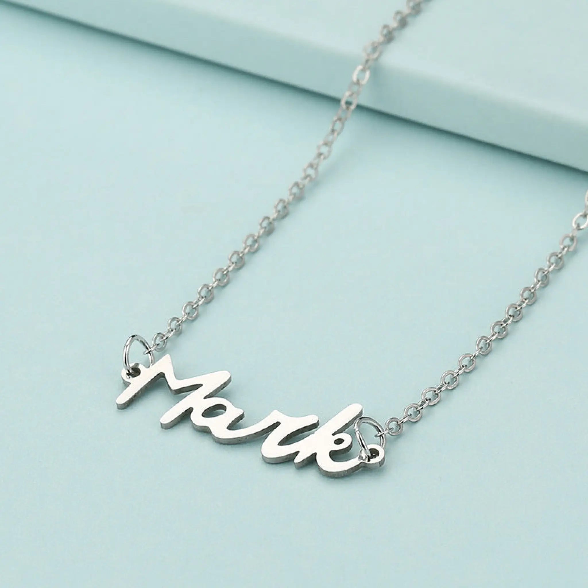 K-POP NCT Member Name Letter Necklace - Mark - 4