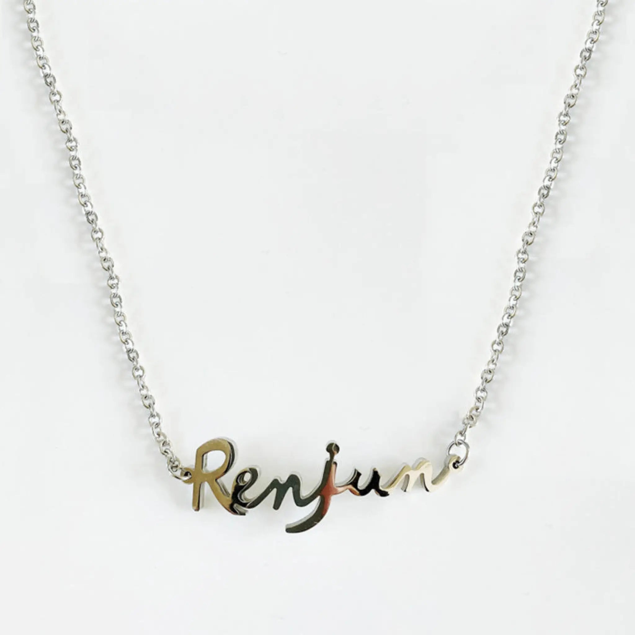 K-POP NCT Member Name Letter Necklace - Renjun - 4
