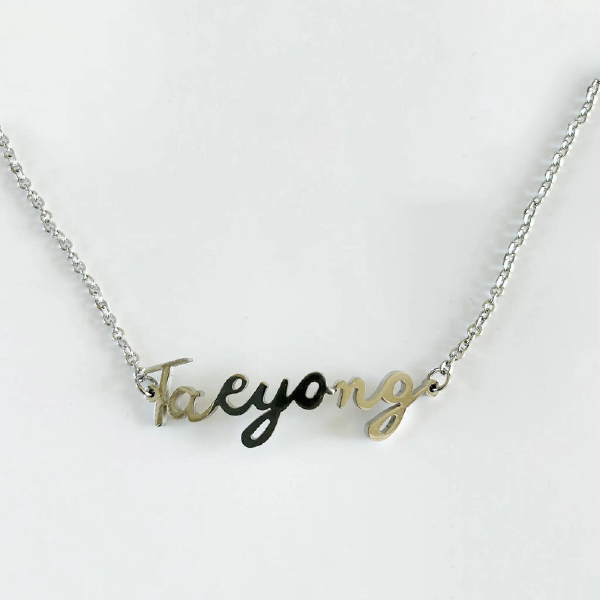 K-POP NCT Member Name Letter Necklace - Taeyong - 4