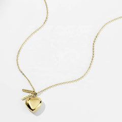 Love Heart-shaped Necklace DIY Jewelry Photo Pendant - 7