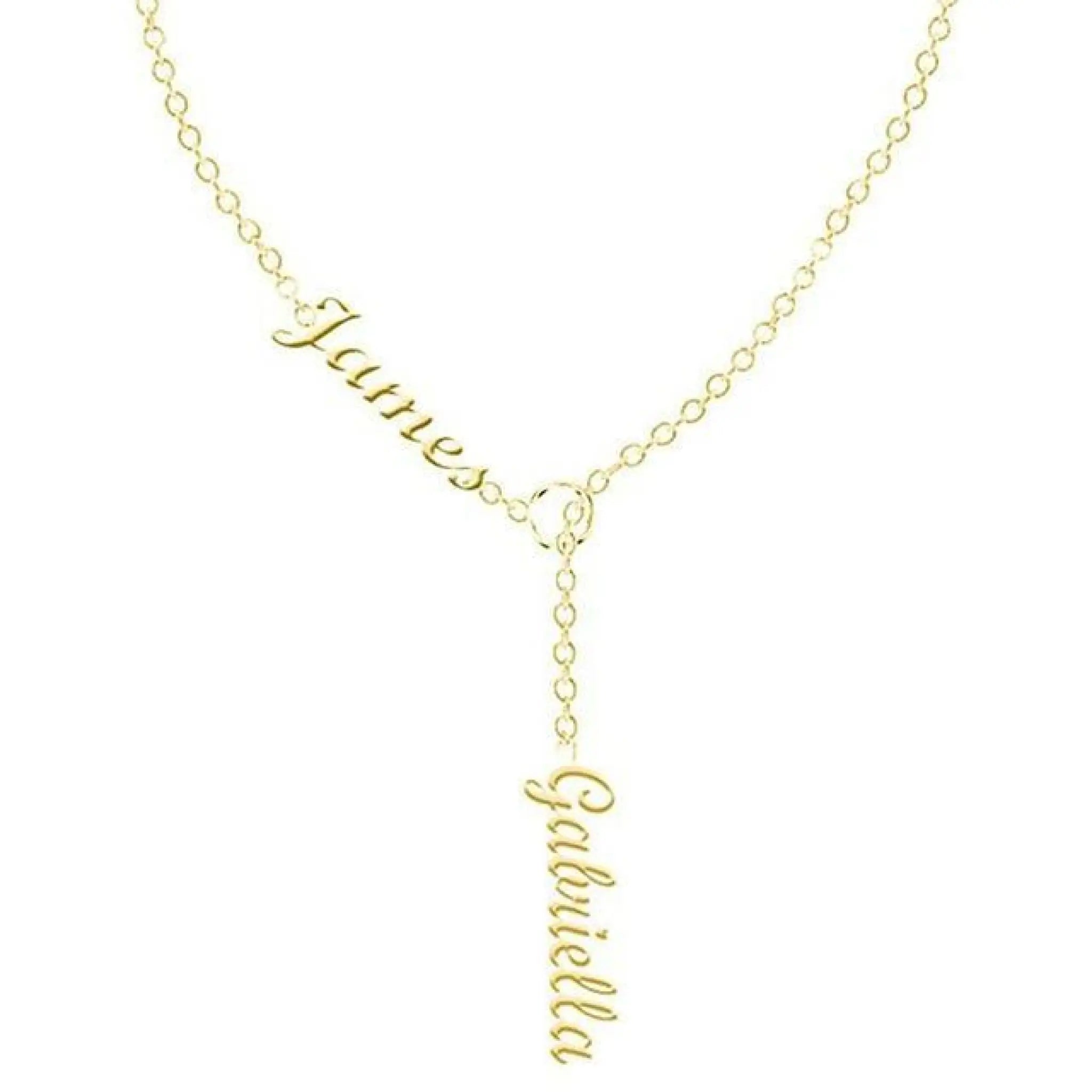 Luxury Custom Name Necklace Unique & Stylish Fashion Piece - Gold - Necklace