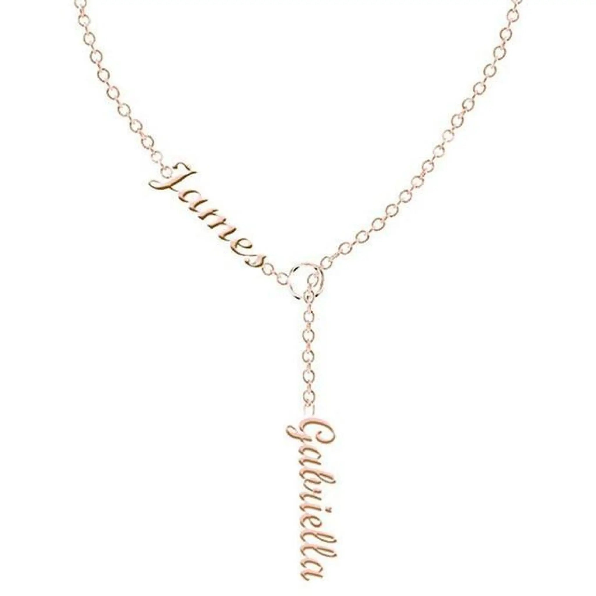 Luxury Custom Name Necklace Unique & Stylish Fashion Piece - Rose gold - Necklace