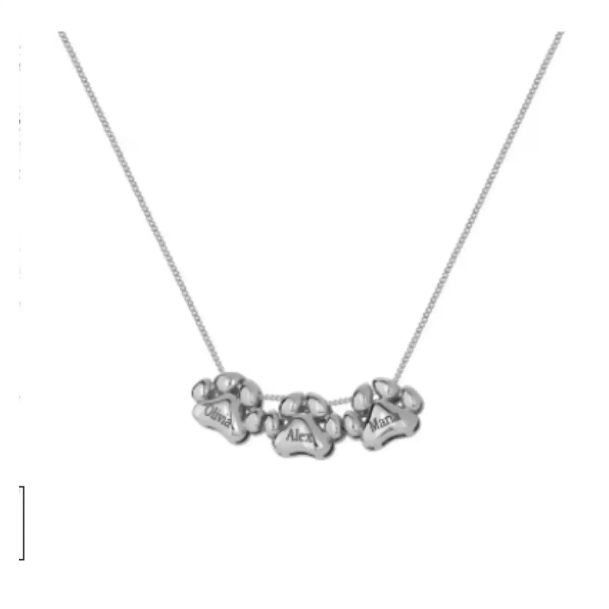 Luxury Hollowed Out Claw Necklace Personalized - 7