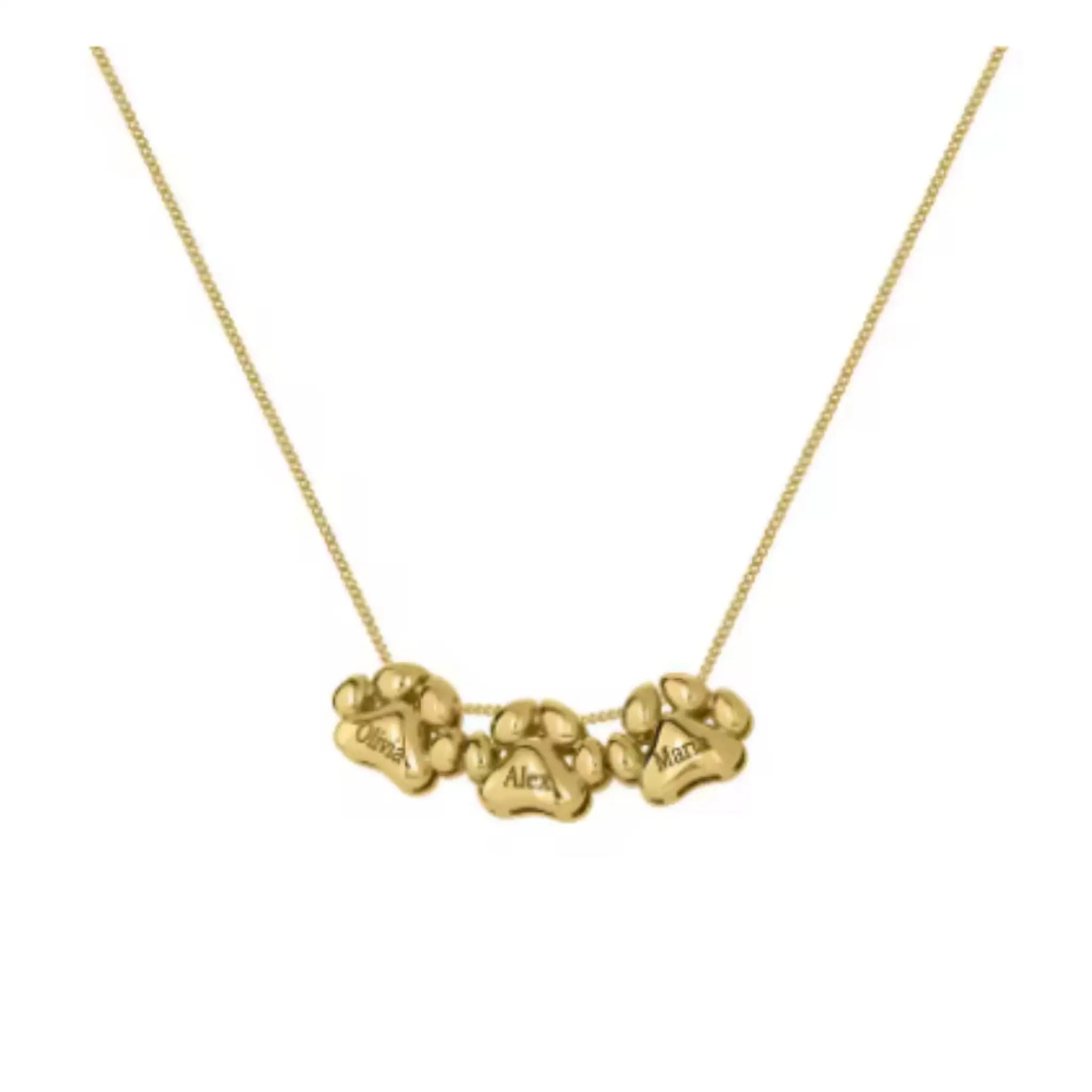 Luxury Hollowed Out Claw Necklace Personalized - 7