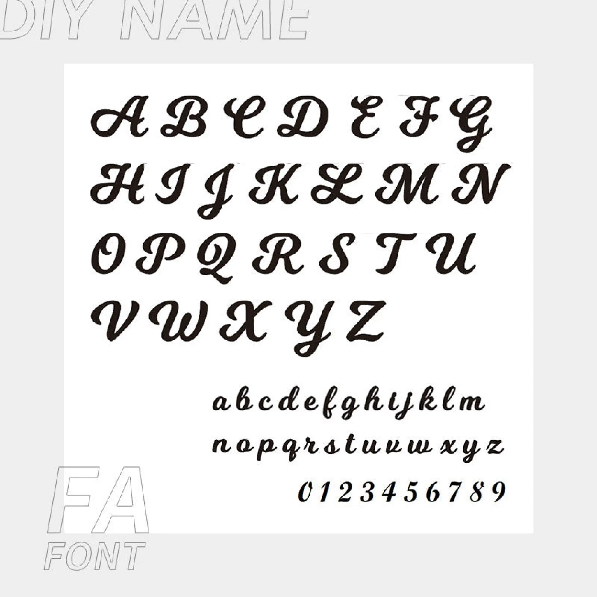 Minimally Gold Plated Collarbone Chain Custom Name Necklace - Gold / FA Font - 7