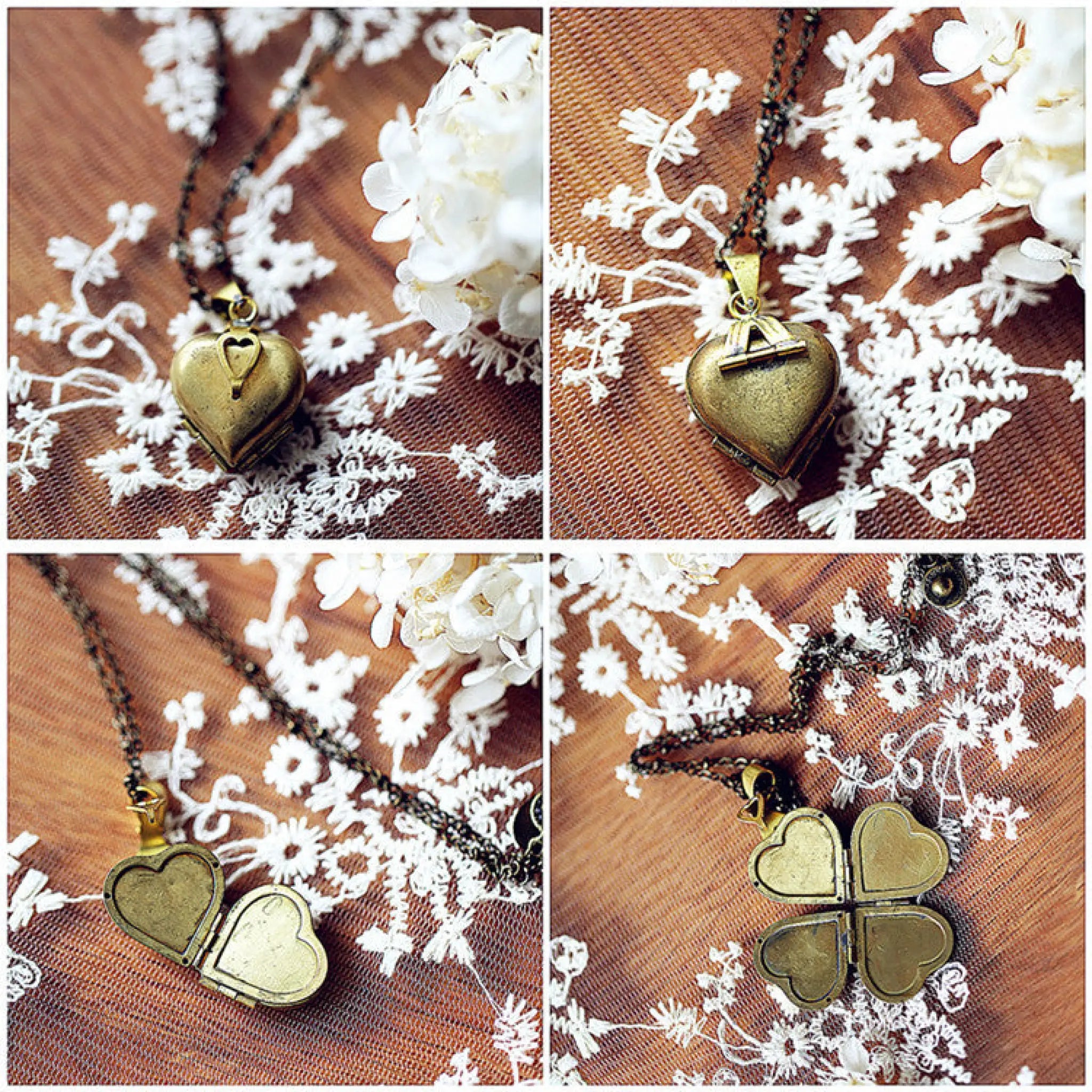 Multilayer Photo Box Frame Pendant Necklace Custom - 7