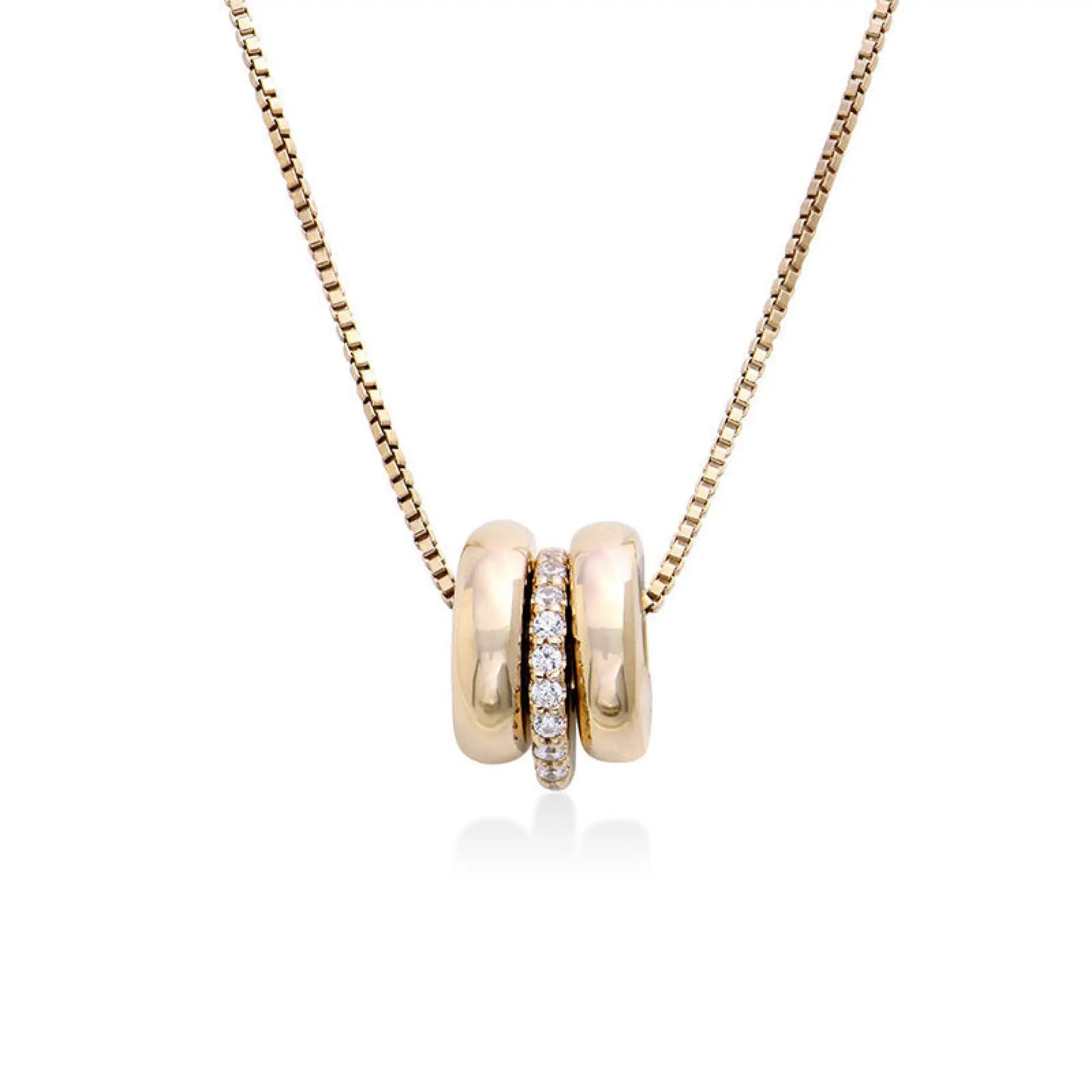 Name Necklace Female DIY Personalized Custom Diamond - Golden - 7