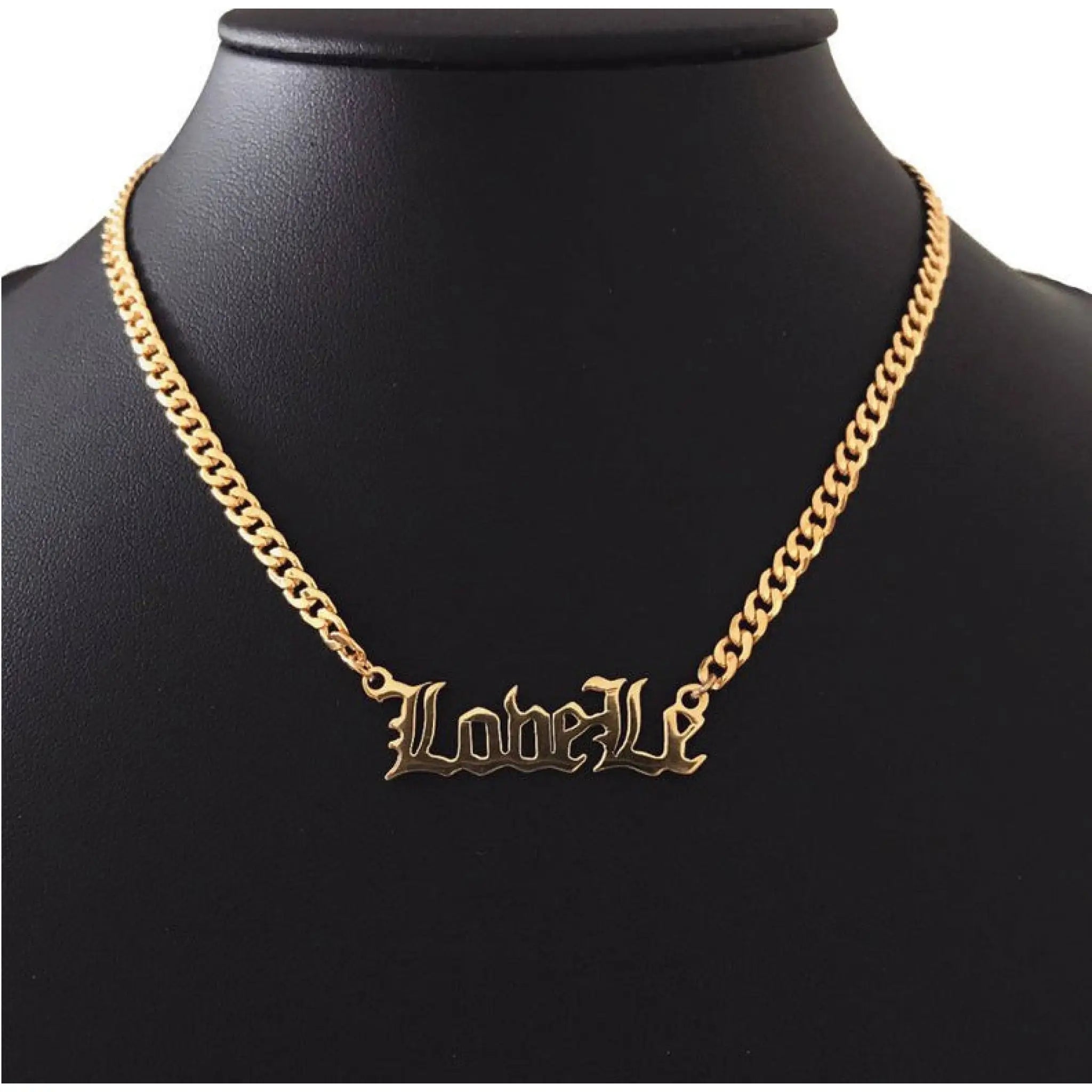 Name necklace ladies Hip hop necklace - Necklace