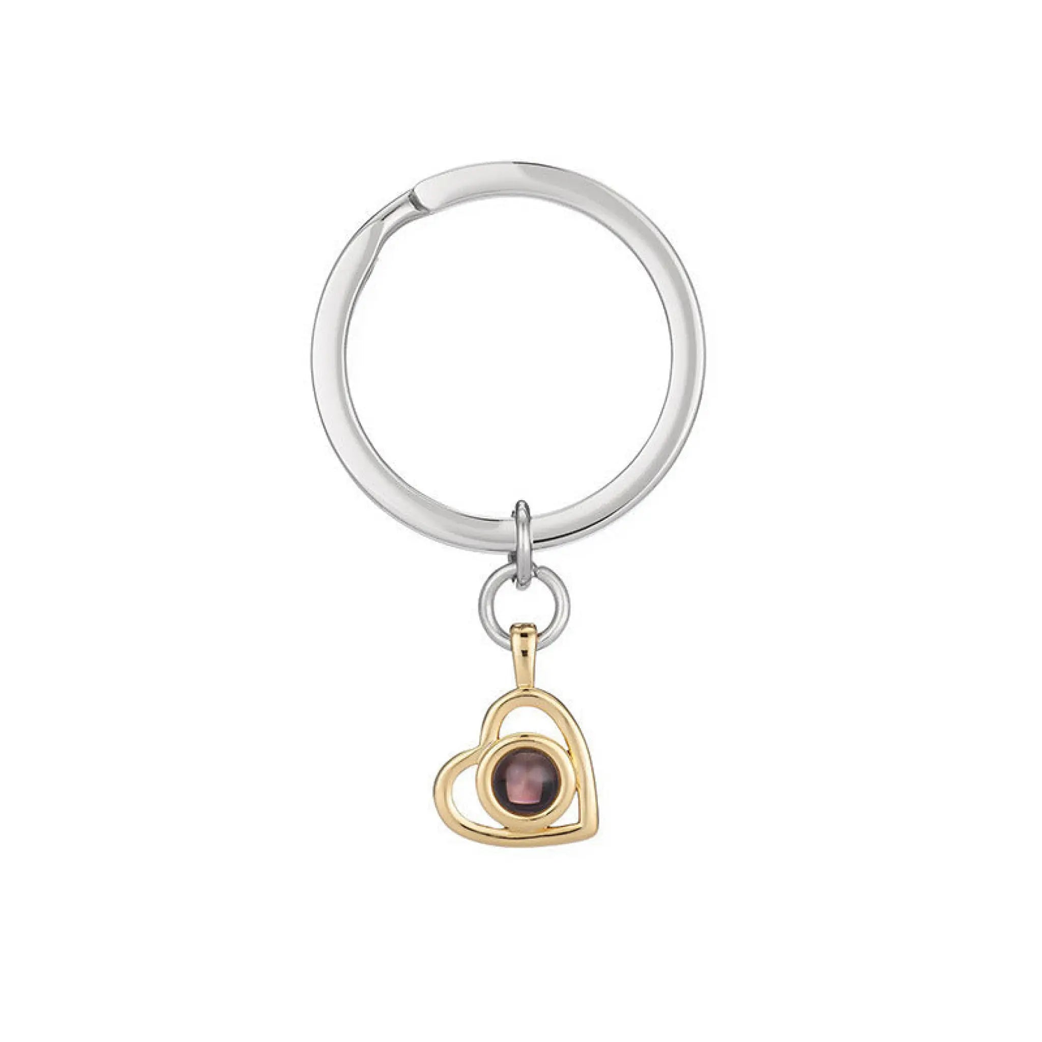 Necklace Nano Projection Customized Color Picture Photo - Gold / Keychain - 7