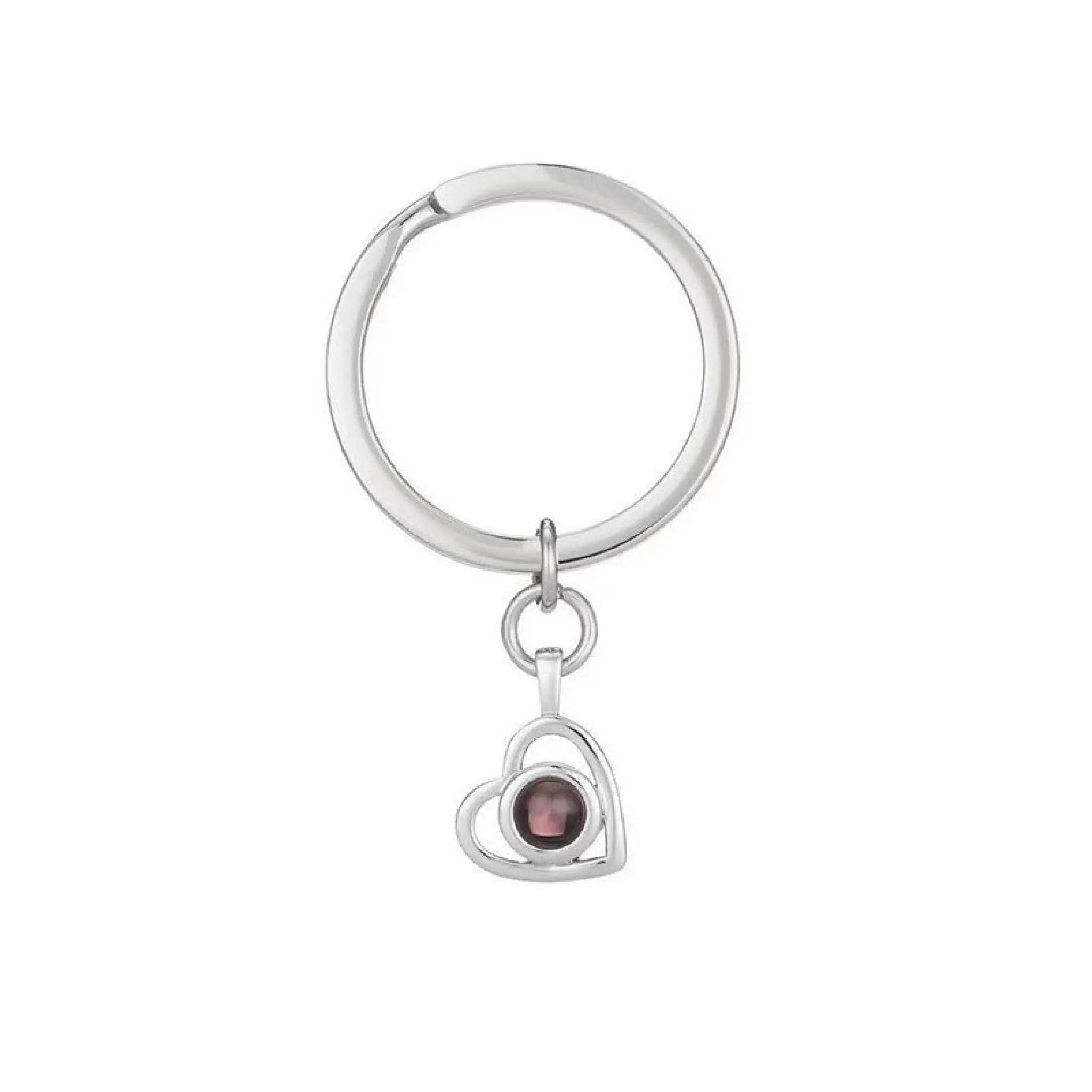 Necklace Nano Projection Customized Color Picture Photo - Silver / Keychain - 7