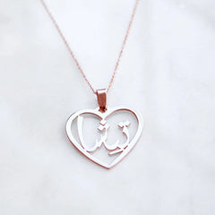 necklace - Platinum Plated / 55 - 7