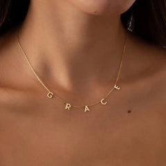 Personalized Alphabet Name Necklace DIY - Necklace