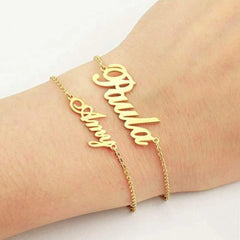 Personalized Creative Stainless Steel Custom Cut Name Bracelet - 7