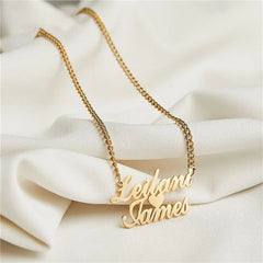 Personalized Custom Letter Necklace Custom Name Zircon - Name Necklace