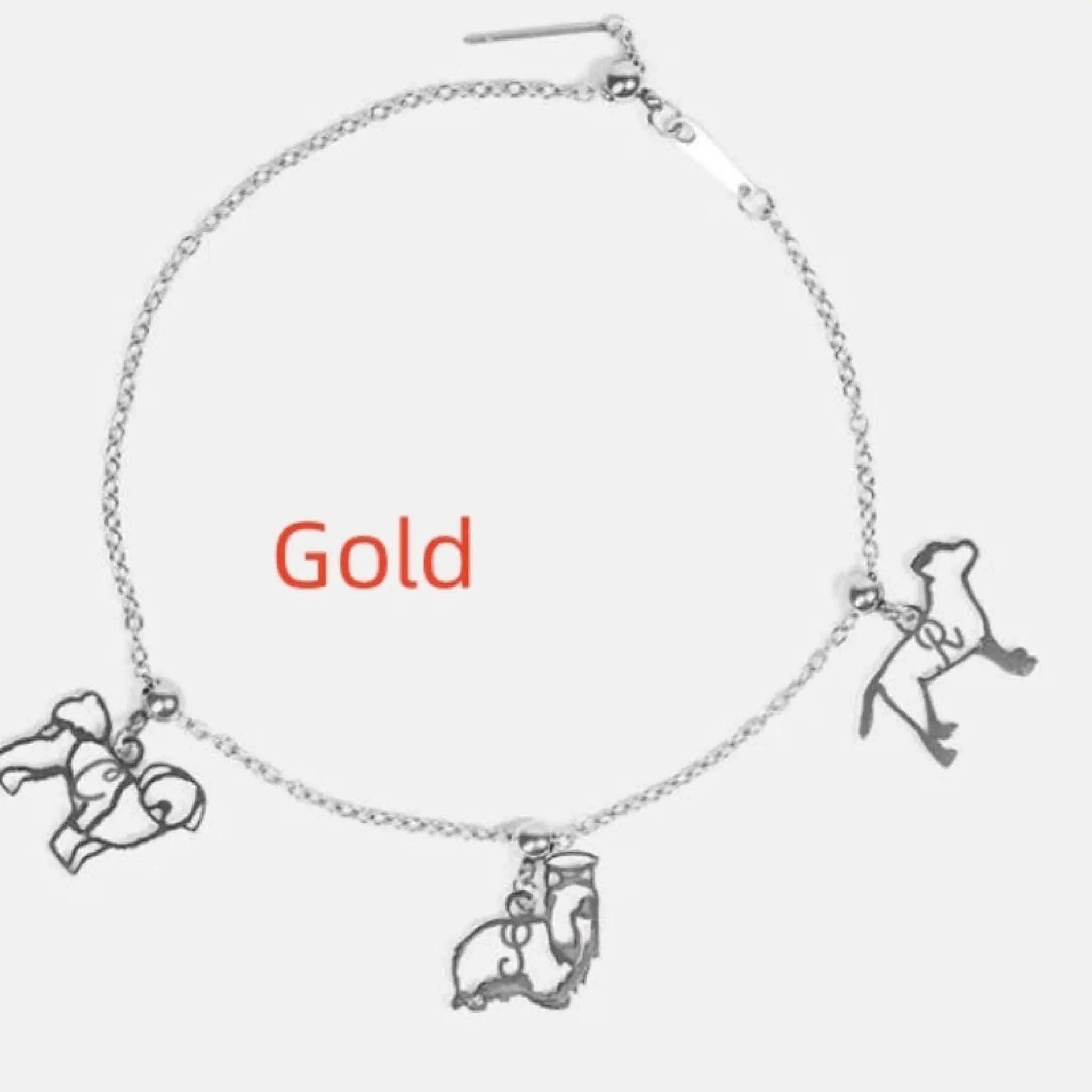 Personalized European And American Name Necklace For Women - Gold Bracelet - 7