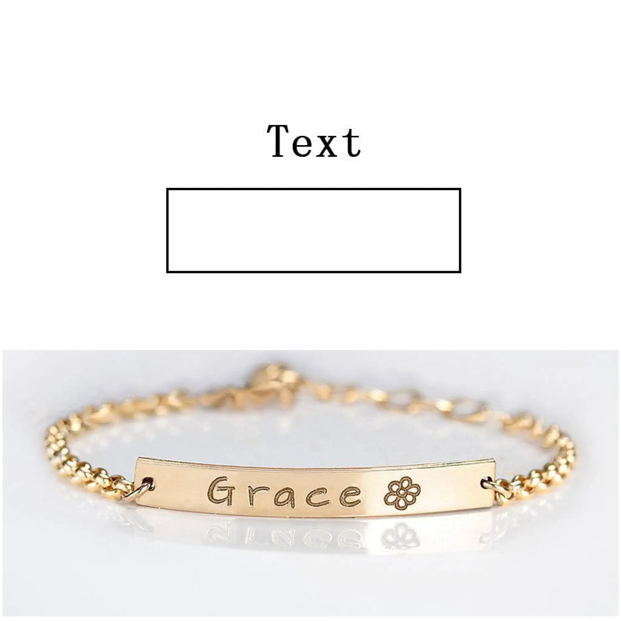 Personalized lettering children bracelet - 7