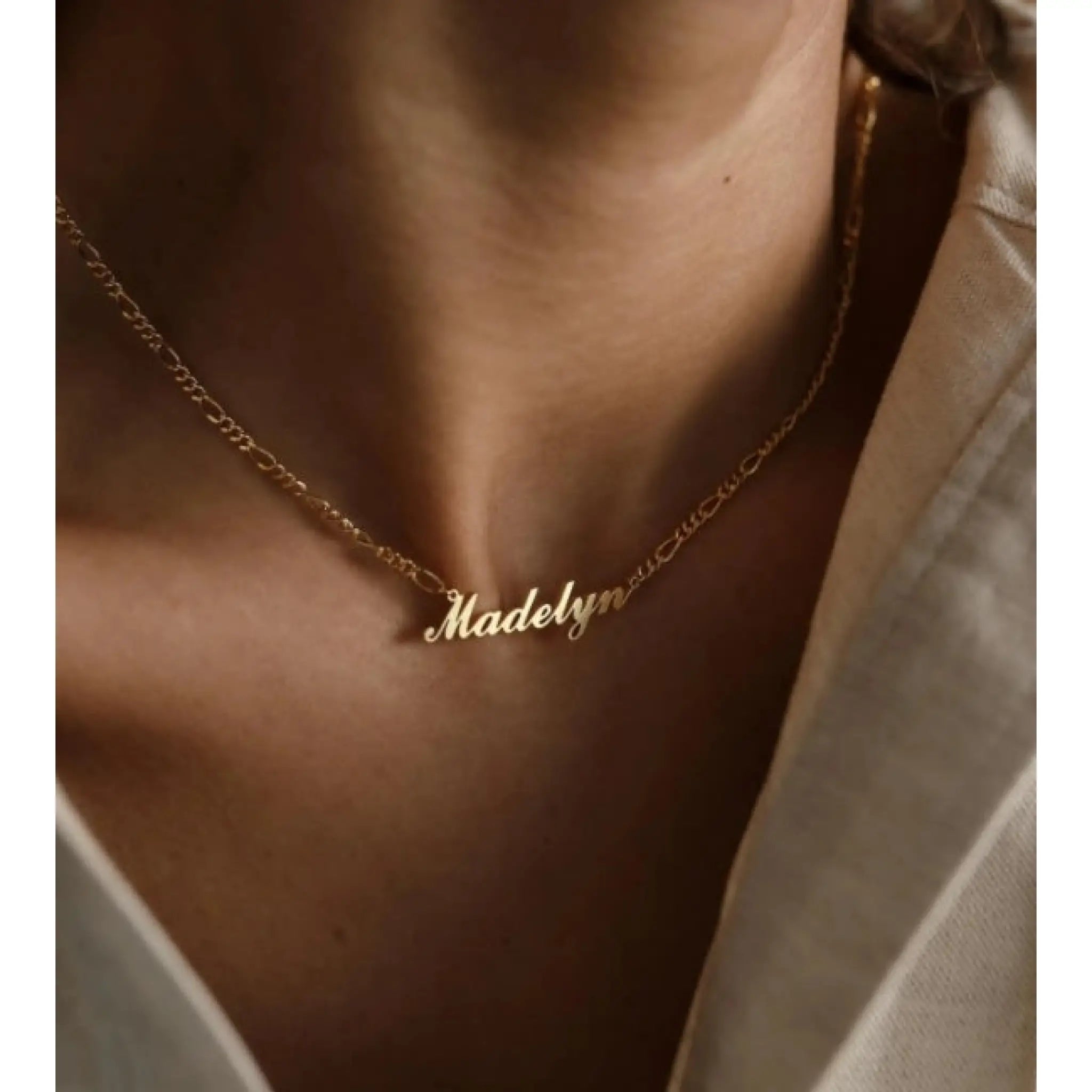 Personalized Name Clavicle Chain - 7