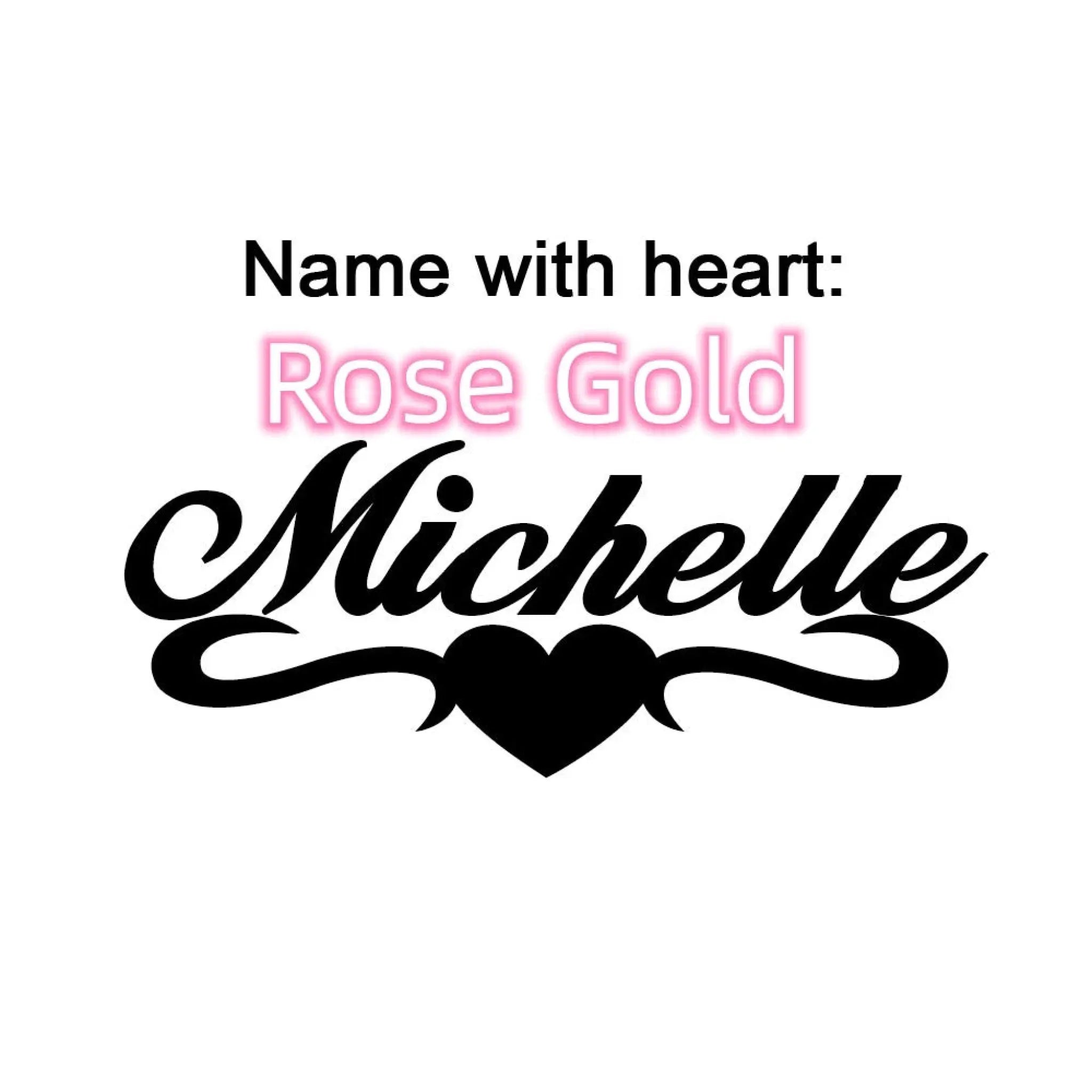 Personalized name necklace,Custom name necklace Custom Jewelry - Rose Gold / 40cm / D - 7