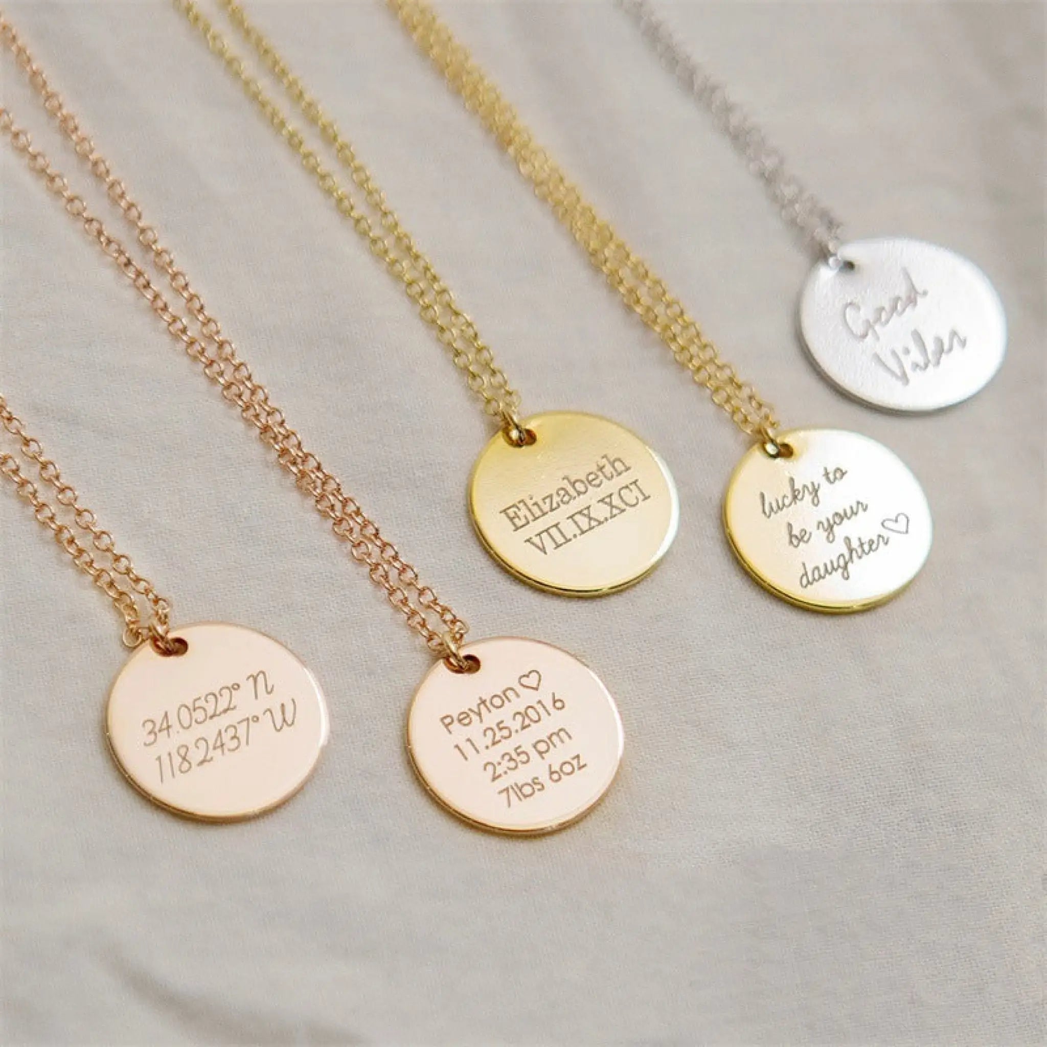 Personalized Name Stainless Steel Ladies Clavicle Chain - 7