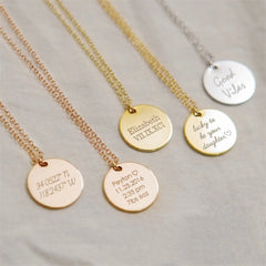 Personalized Name Stainless Steel Ladies Clavicle Chain - 7