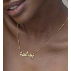 Personalized Net Red Hot Jewelry Fashion English Name Babygirl Letter Necklace - 7