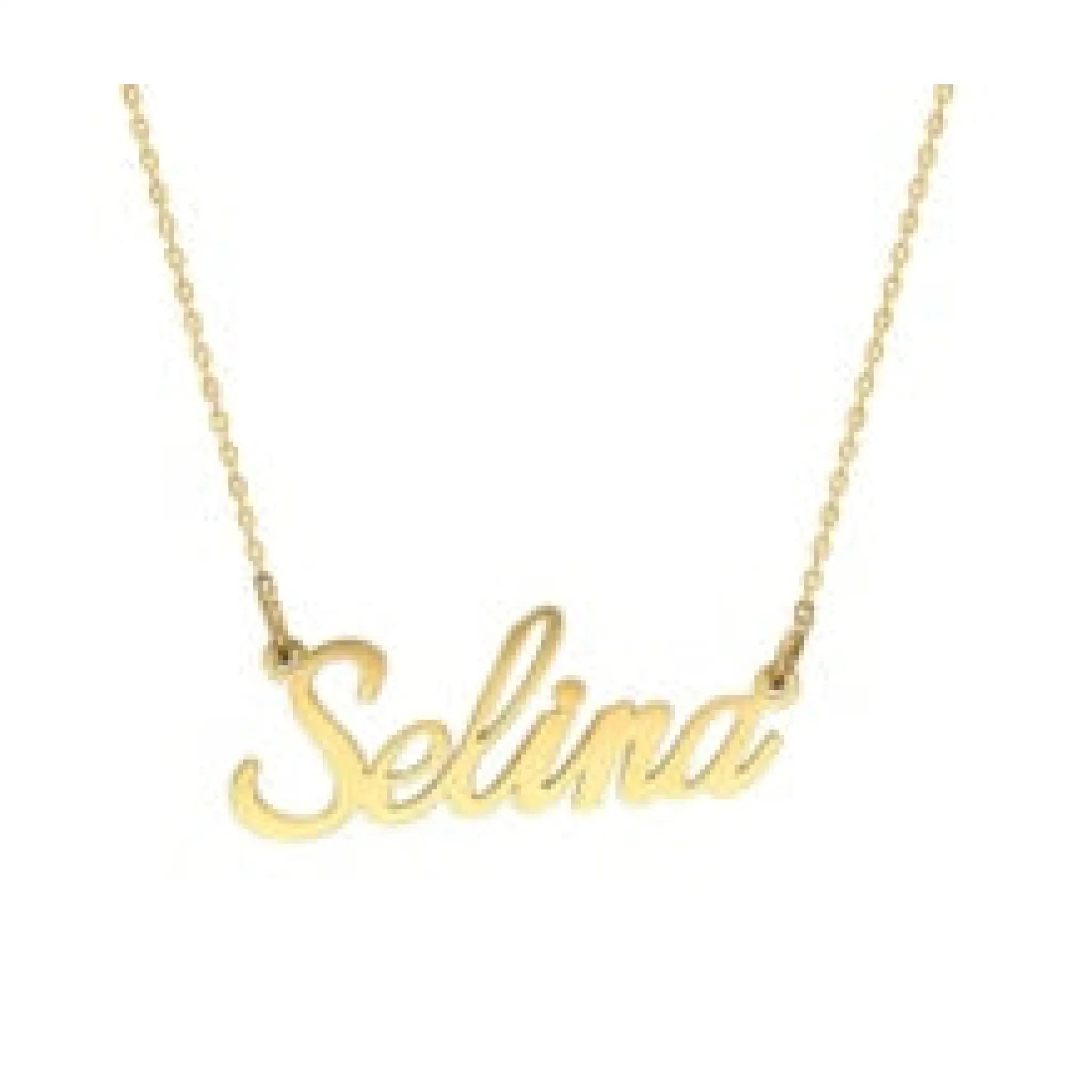 Personalized Net Red Hot Jewelry Fashion English Name Babygirl Letter Necklace - Gold - 7