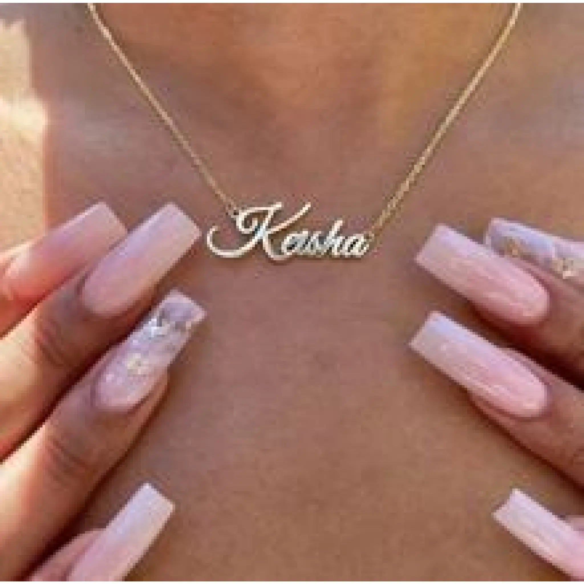 Personalized Net Red Hot Jewelry Fashion English Name Babygirl Letter Necklace - 7