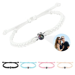 Personalized Photo Projection Bracelet 100 Languages I Love You Custom Photo Bracelets - Name Bracelets