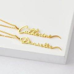 Personalized Signature Name Necklace Stainless Steel Necklace Women Jewelry - Name Necklace