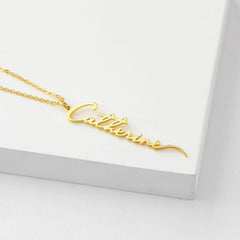 Personalized Signature Name Necklace Stainless Steel Necklace Women Jewelry - Name Necklace