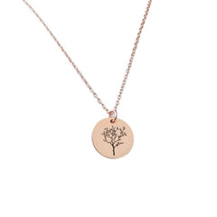 Personalized Simple Stainless Steel Pendant Necklace - 7